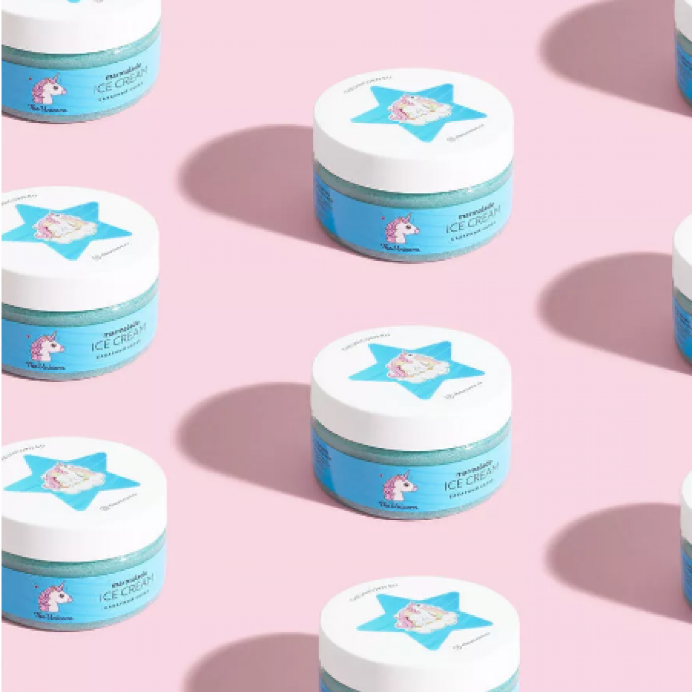 Сахарный скраб для тела Marmalade Ice Cream голубой